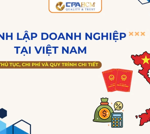 THÀNH LẬP DOANH NGHIỆP TẠI VIỆT NAM: THỦ TỤC, CHI PHÍ VÀ QUY TRÌNH CHI TIẾT [2025]